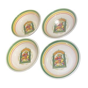 Set of 4 Portofino by HIMARK 8” Coupe Soup Pasta Bowls